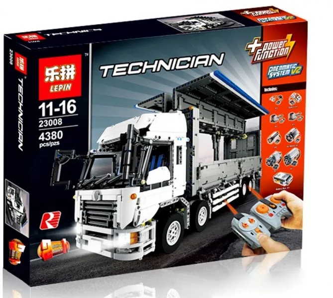 Конструктор lepinblocks 23008 Wing Body Truck- Technic совместим с Лего 1389 LN-23008