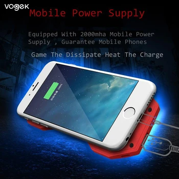 

Vogek Mobile Phone Radiator Portable Bracket Cooling Radiator Power Bank Phone Satnd Gaming Artifact