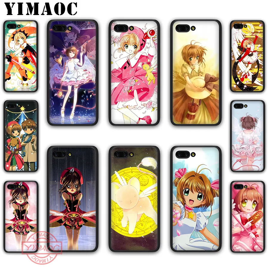 YIMAOC Cute Anime Cardcaptor Sakura Soft Case for Honor 20 10 9 8 Lite 9X 7A Pro 8X 8C 7X 7C View Note | Мобильные телефоны и