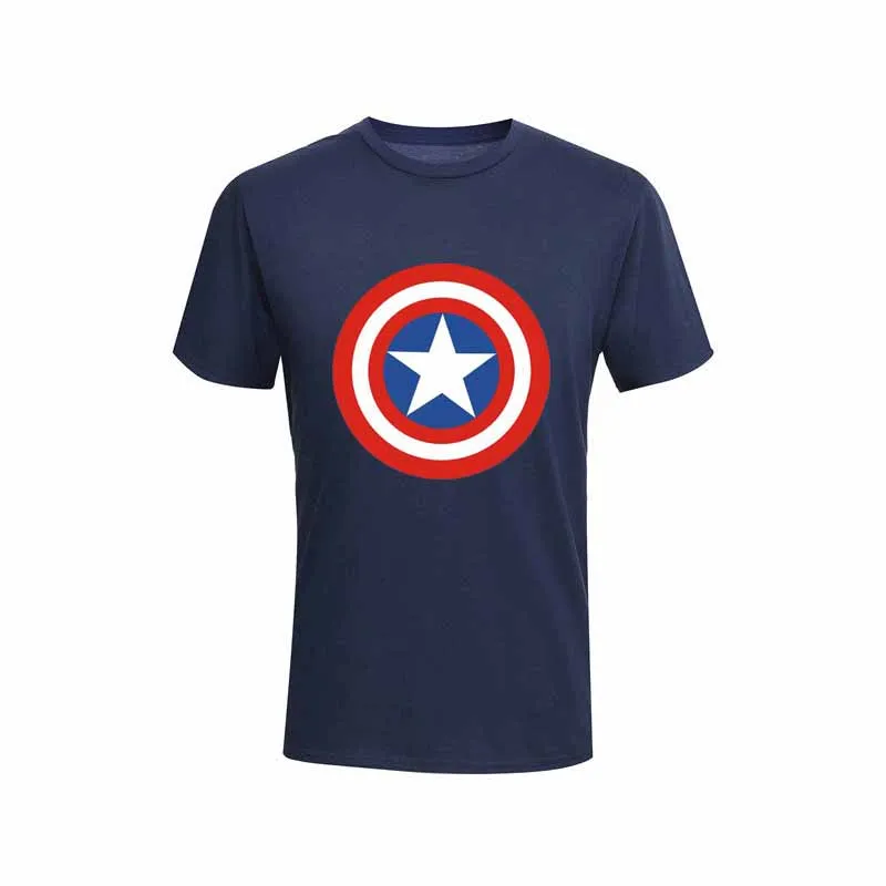 T-shirt Fashion U.S. Captain's Shield Men's Leisure T-shirt Summer New Cotton Short Sleeve loose summer T shirt for men tops tee