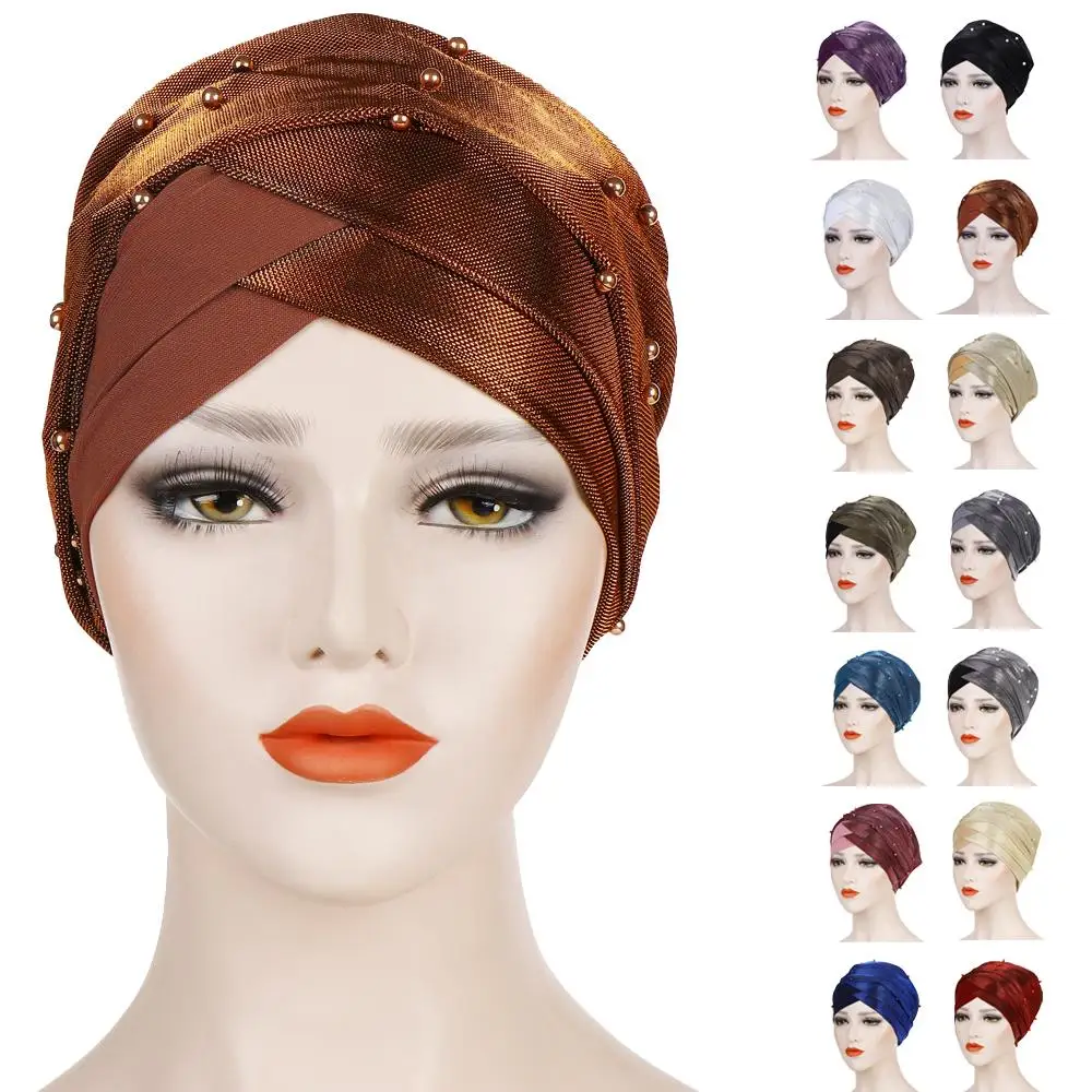 Muslim Headdress Turban Cap For Women Solid Cotton Inner Hijabs Bonnet Arab Wrap Head Hijab Underscarf Caps Islamic Turbantes |