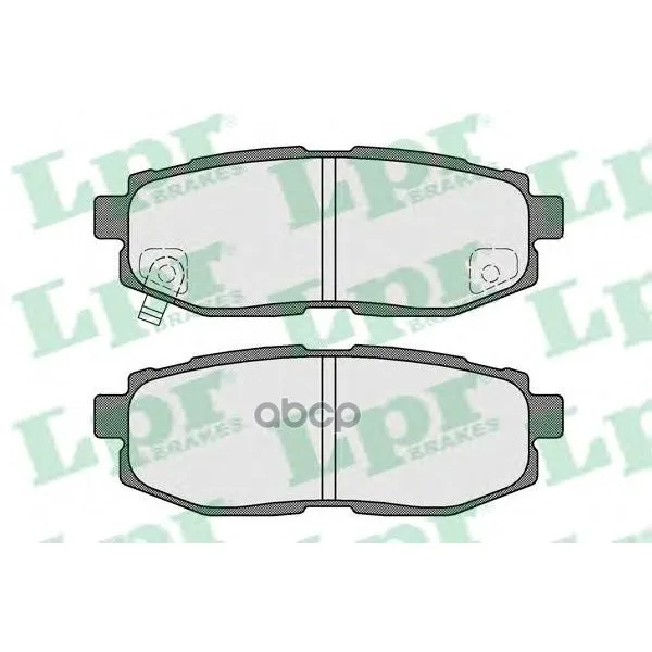 Колодки Тормозные Subaru Tribeca 3.0/3.6 05- Задние Lpr 05p1577 Lpr арт. 05P1577