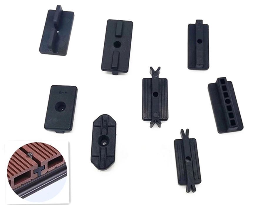 200pcs Composite Deck Clip Hidden Fixings Plastic T Wpc Decking Outdoor