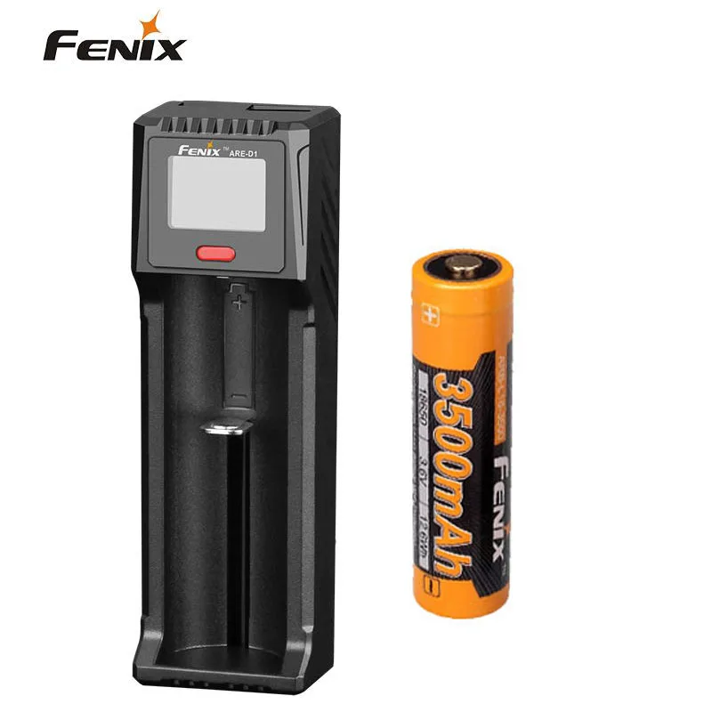 Новое зарядное устройство Fenix ARE-D1 lcd USB+ аккумулятор fenix 3500mah