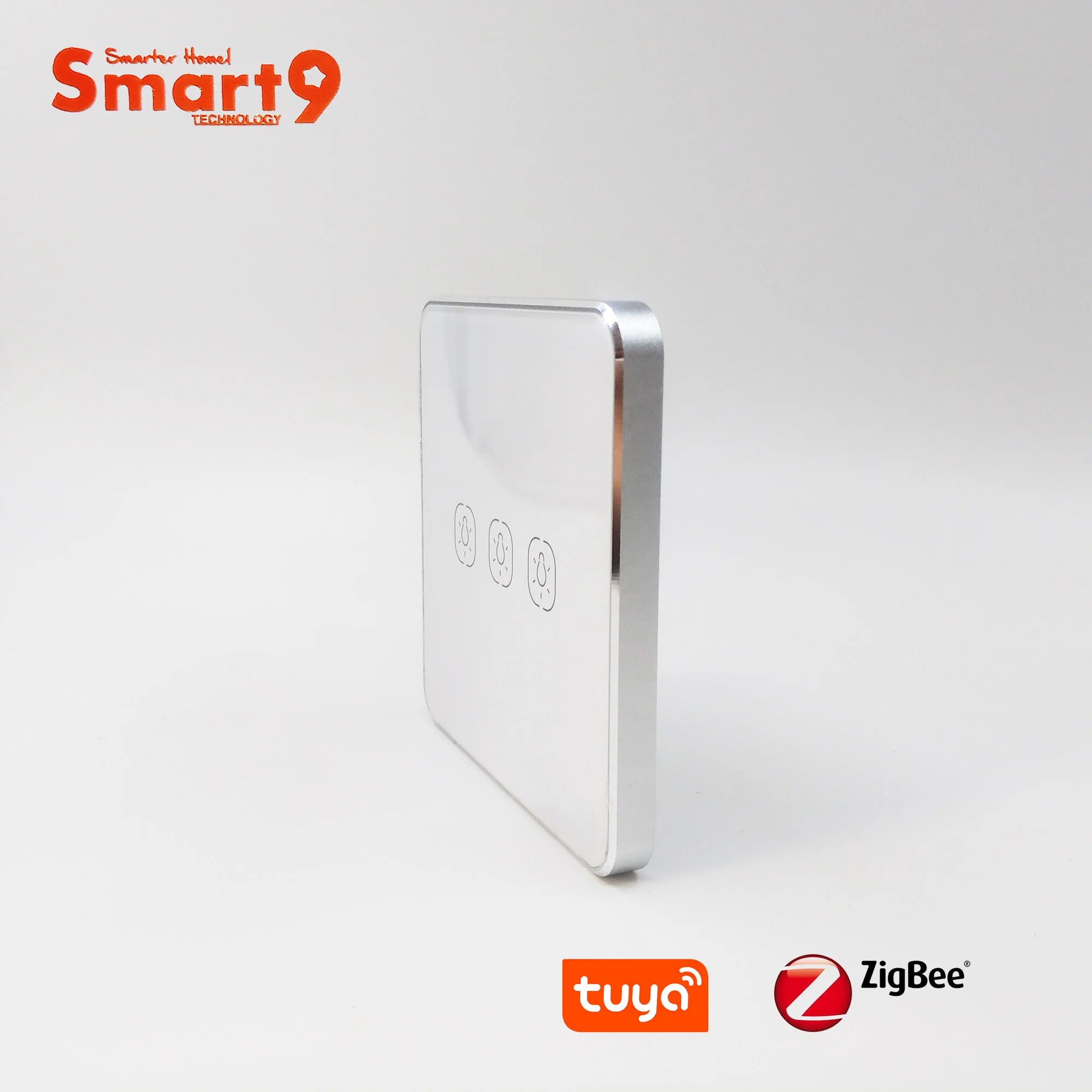 Smart9 ZigBee переключатель батареи, работает с TuYa ZigBee концентратор, сенсорный переключатель наклейка Smart Life App управление, питание от TuYa