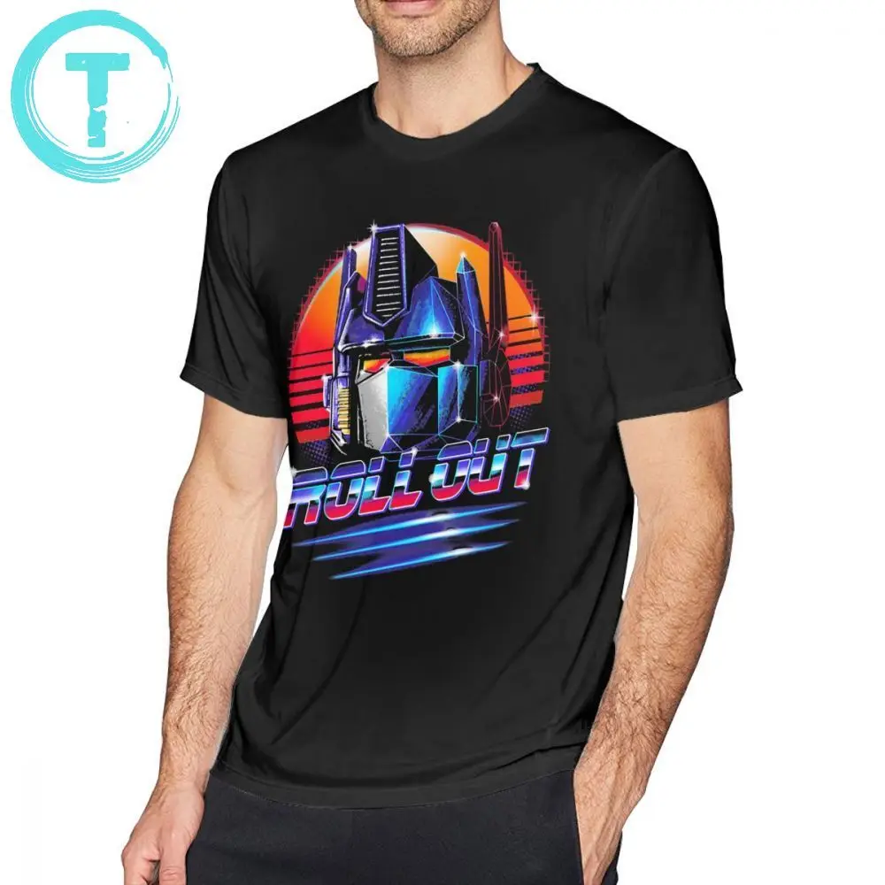 

Optimus T Shirt Roll Out T-Shirt 100 Percent Cotton XXX Tee Shirt Short Sleeves Casual Awesome Printed Men Tshirt