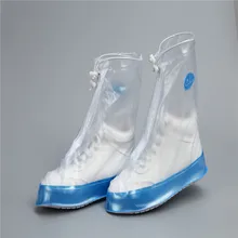 Непромокаемые Сапоги унисекс на плоской подошве с регулируемой застежкой-молнией; непромокаемые сапоги с защитой от пыли; цвет синий, розовый