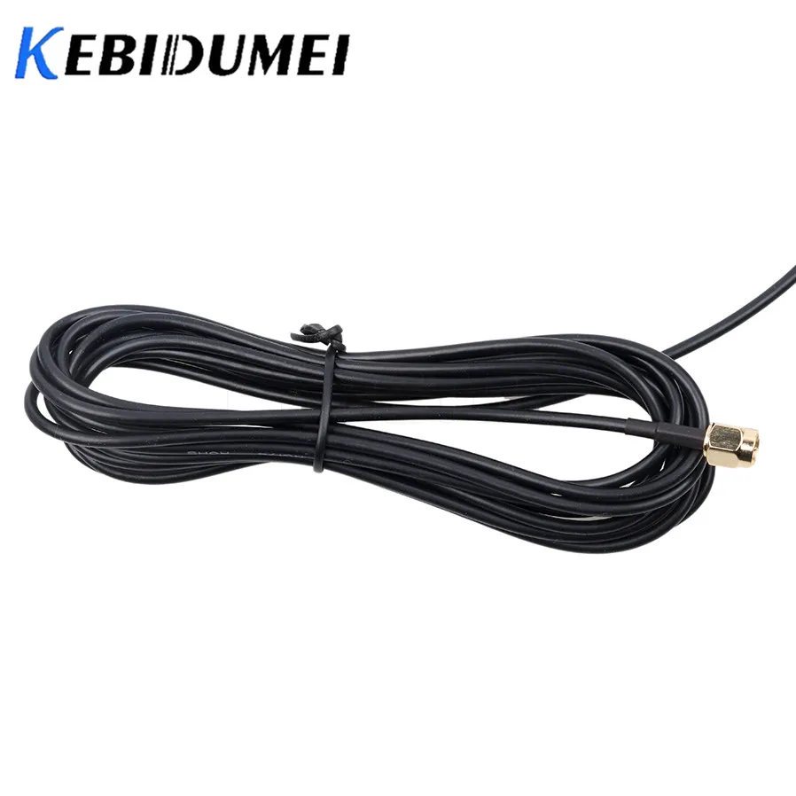 Kebidumei 3M Автомобильный приемник GPS SMA Conector кабель автомобильная антенна GPS авто антенна адаптер для DVD навигации камера ночного видения