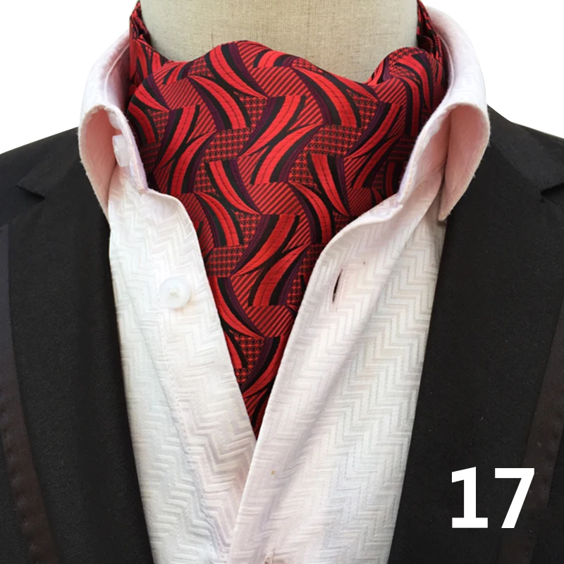 Мужские галстуки, шарфы, галстуки для шеи, подарок, мода для свадьбы, выпускного вечера, деловой костюм XRQ88 - Цвет: 17