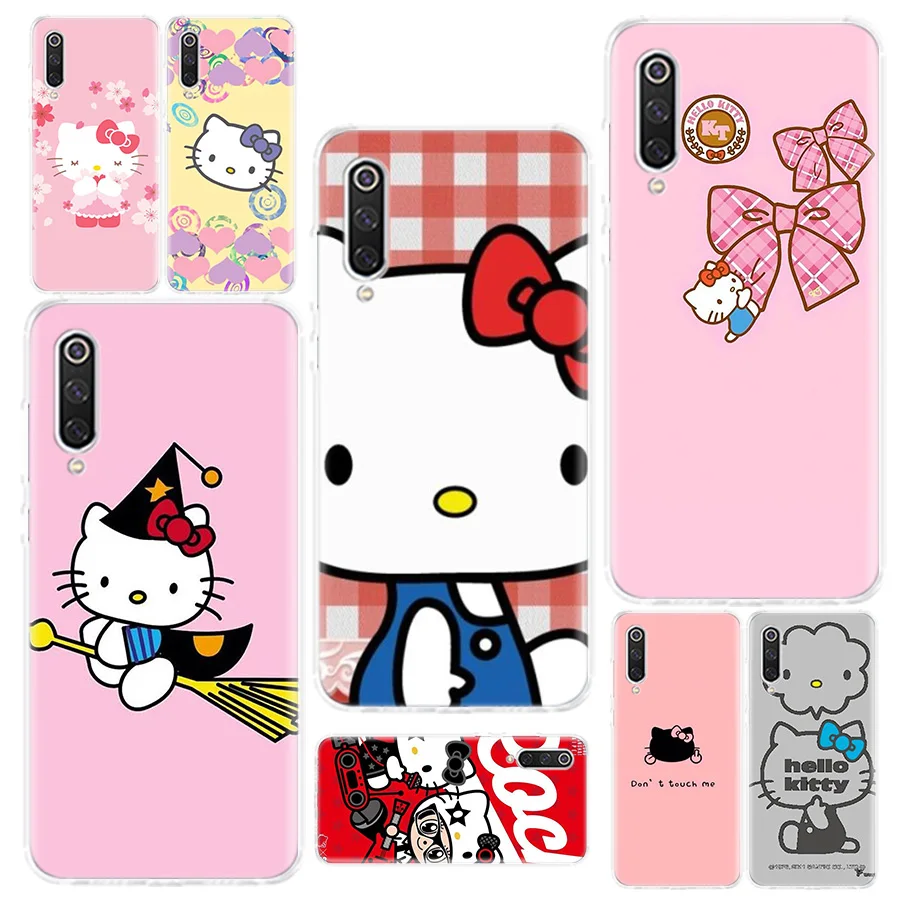 Erilles Hello Kitty Phone Shell For Xiaomi Redmi Note 87 7S 7A 6 S2 GO K20 Pro + 6A Mi 6X 5X A1 CC 9 8 Soft Cover Case |