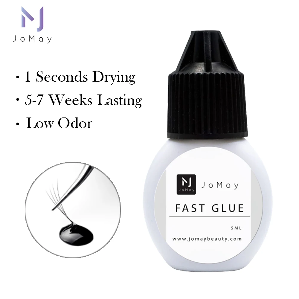 

Individual Eyelash Glue Extension 0.5 Second Black Lashes Adhesive for False Eyelashes Extensions Fast Dry Long Lasting