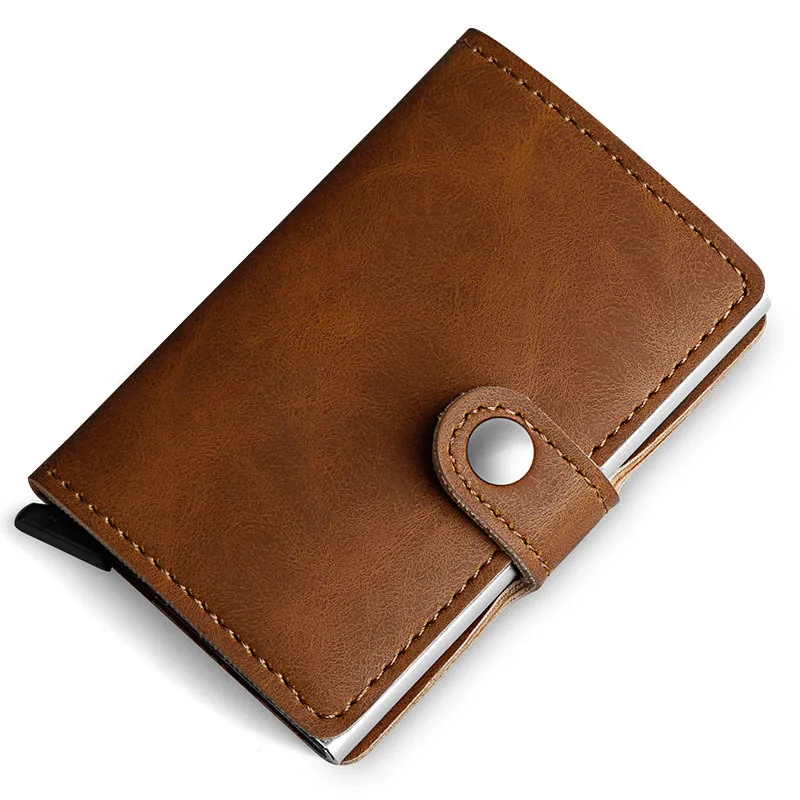 Поперечная граница Горячая aliexpress Amazon RFID кошелек Автоматическая эластичная кассета xin yong ka he металлическая карточная сумка из алюминиевого сплава