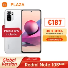 Global Version Xiaomi Redmi Note 10S NFC Smartphones 64MP Quad Camera 64GB/128GB Helio G95 6.43" 5000mAh AMOLED DotDisplay Phone