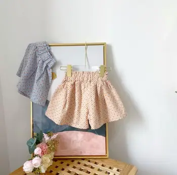 

2020 new girls printed shorts summer cotton fashion girls shorts 3-8 years HV509