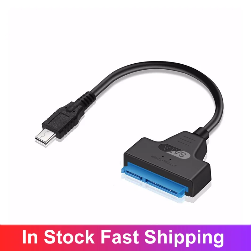 1 Pcs 2.5 Inch USB 3.0 To SATA III Adapter Cable External Hard Drive Converter 6Gbps Support UASP For SSD Data Transfer | Компьютеры и