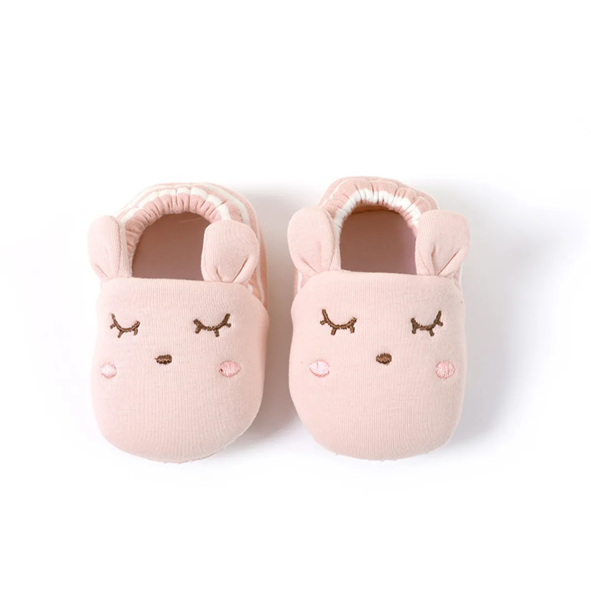 Baby Shoes For Newborn Cute Animal Pig Fox Pattern Baby Boys Girls Infant Toddler Soft Sole Crib Shoes Anti-Slip First Walker