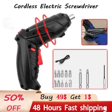 

Electric screwdriver 3.6V portable USB charging cordless rechargeable hand cordless utility drill power supply power tools