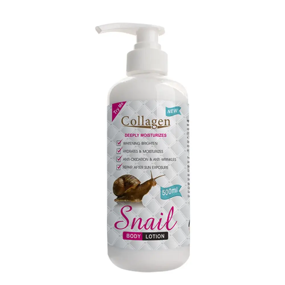 LAIKOU Collagen Snail Face Body Cream Deep Moisturizing Whole Body Brightening Improve Chicken Skin Anti-drying Body Lotion Care 6