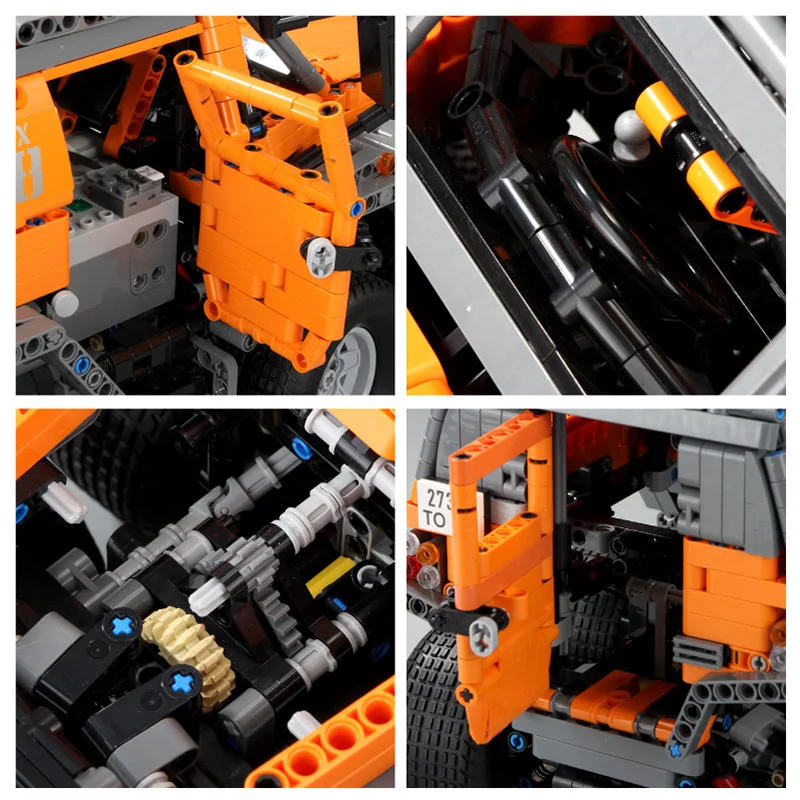 MOC-5360 Avtoros Shaman 8x8 Siberia Technic серия внедорожник RC модель автомобиля строительный блок кирпичные игрушки для детей ребенок Рождество