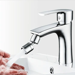 Kitchen Faucet Sprinkler 720 Degrees Universal Rotary Splash Proof Head Suitable for Cleaning
