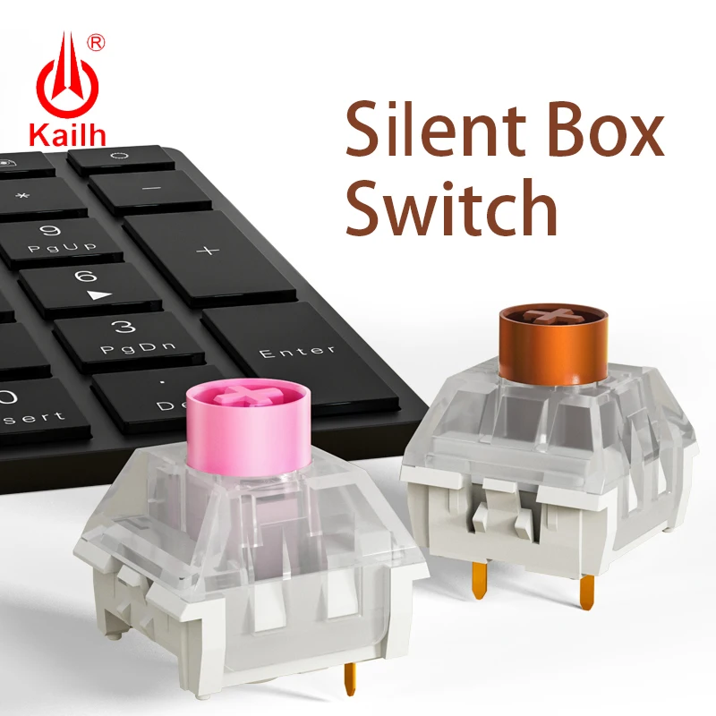 Kailh Box Silent Switch Mechanical Keyboard Diy Rgb/smd Pink Brown