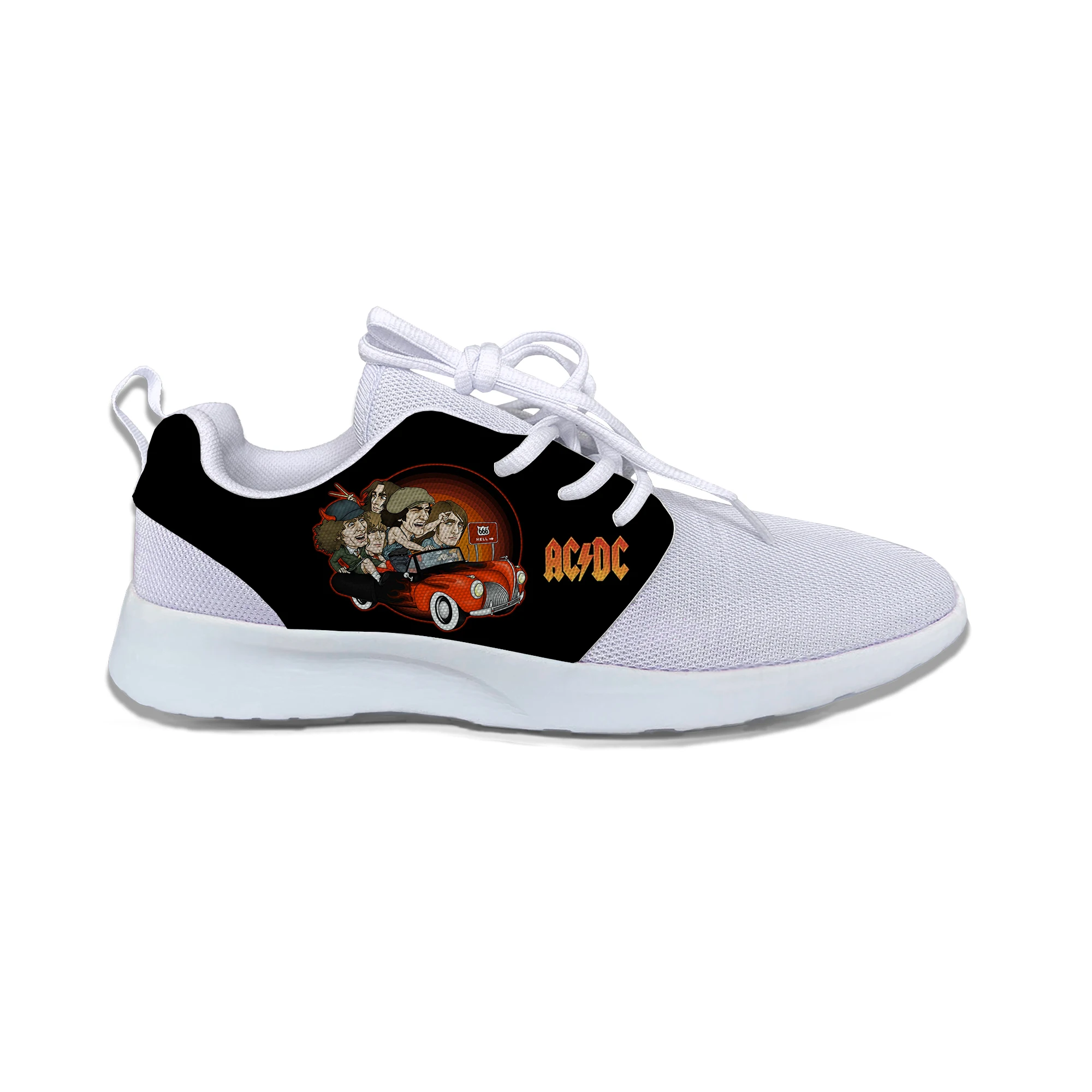 ACDC2 AC/DC acdc тяжелая металлическая рок-группа Горячая крутая модная спортивная обувь для бега Повседневные Дышащие 3D кроссовки для детей Для мальчиков и девочек - Цвет: ACDC2