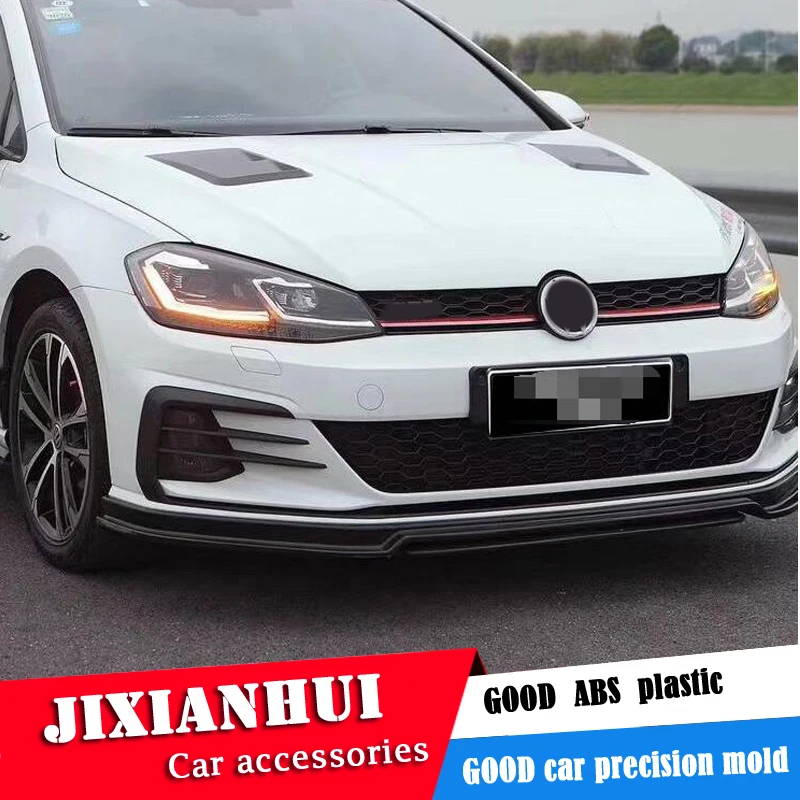 For Volkswagen GOLF 7 GTI Body kit spoiler 2014-2018 ABS Rear lip rear front Bumper Diffuser Bumpers Protector | Автомобили и
