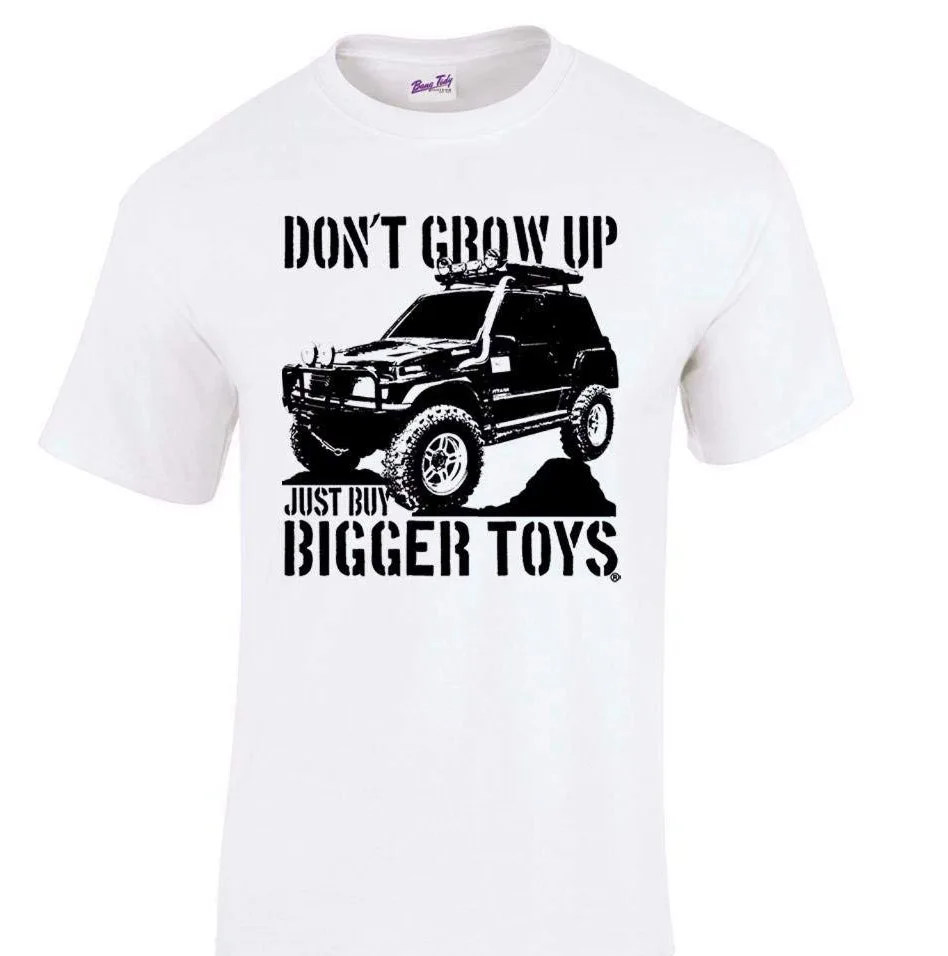 Мужская футболка 4X4 купить игрушки don't Grow Up Just Get Bigger внедорожные футболки #2