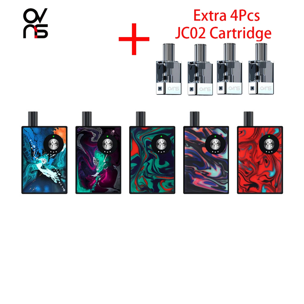 

Original Ovns JC02 Pod Vape With 650mah Built in Mod 1ml Cartridge Electronic Cigarette VS Ovns JC01 Pod Vaporizer