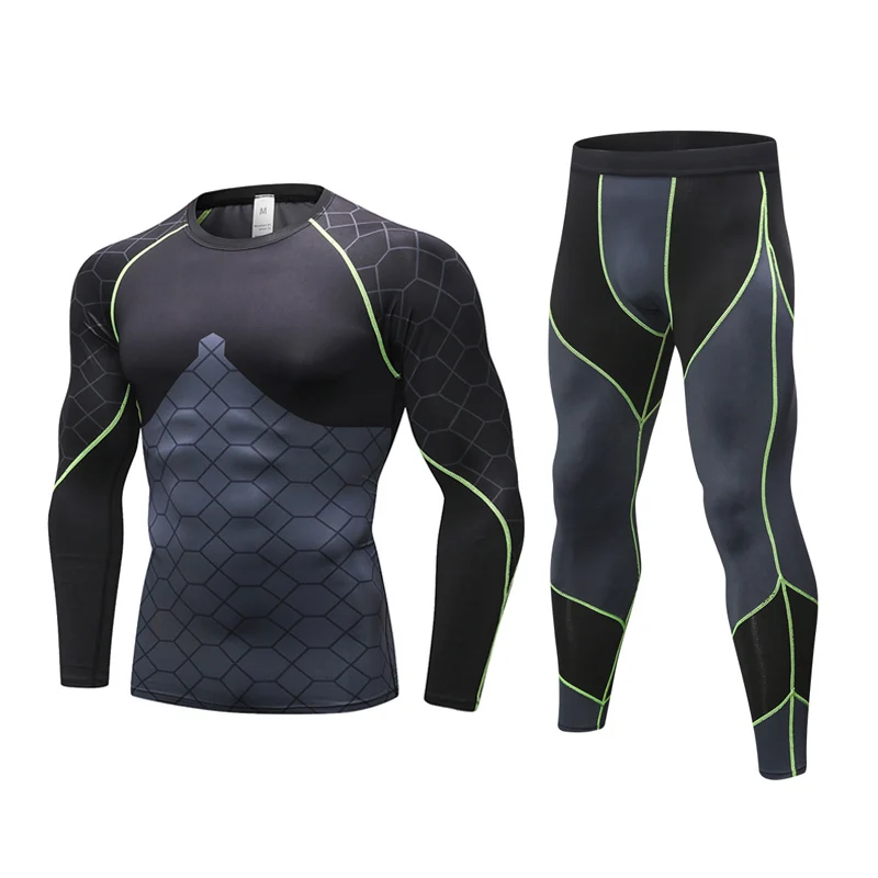 

Winter Thermal Underwear Men New Men's Underwear Sets Anti-microbial Stretch Thin Thermo Underwear Quick Dry Long Johns Male