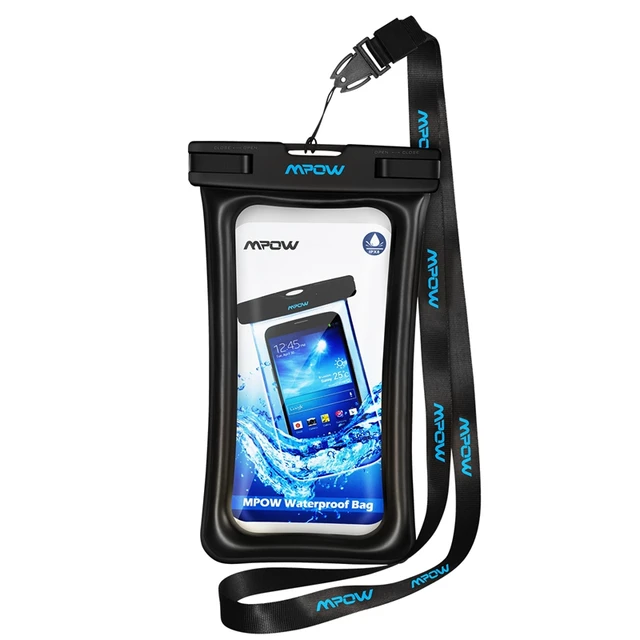 US $7.89 Mpow IPX8 Waterproof Phone Pouch Underwater Swimming Bags Phone Case PVC Crystal Clear Key Bag For