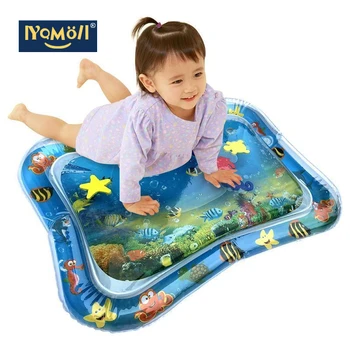 

Baby Crawling Water Mat Inflatable Play Mat Playmat Toddler Pad Baby Cushion Play Water Cushion Pad For Newborn Dropshipping