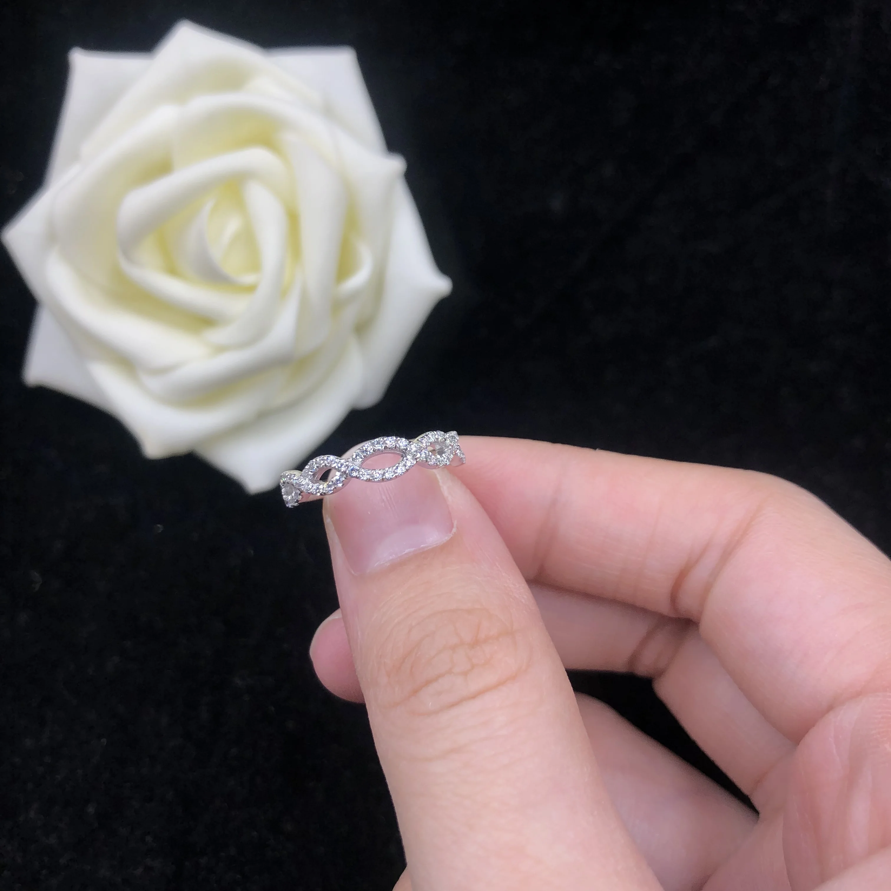 ❤️ダイヤリング♡プラチナ950＋金750♡サイズ13〜14 リング 指輪 16号 Pt900プラチナ ダイヤモンド 1.12ct レディース 中古