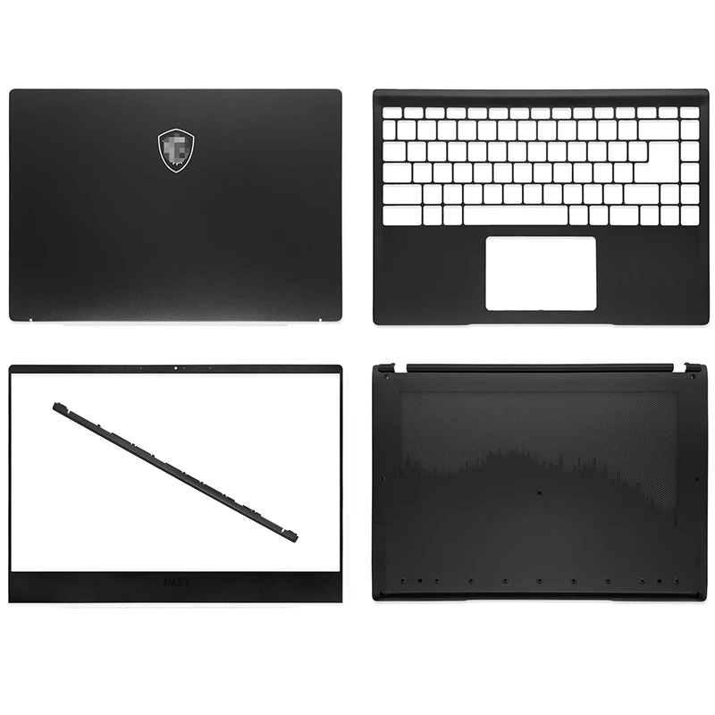 laptop sleeve 13 inch NEW For MSI Modern 14 MS-14D1 14D2 M14 Laptop LCD Back Cover/Front Bezel/Palmrest/Bottom Case/Hinge Cover Top Back Case Black best laptop bags for women