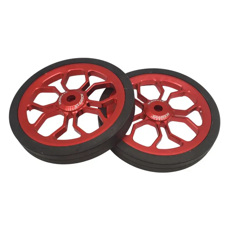 Bicycle Auxiliary Wheels Aceoffix 80mm 1 pair easywheel for Brompton birdy folding bike accessories easy wheel