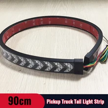 

90CM Tail Light Strip Pickup Truck Tailgate Flowing Sequential Brake Signal Double Flash Light 270 LED Waterproof IP67