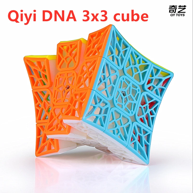 Qiyi 3x3x3 куб ДНК вогнутых 3x3 игрушки Magic cube qiyi ДНК 3x3 головоломки Скорость куб 3x3, cubo magico, 3x3x3 прозрачный пазл