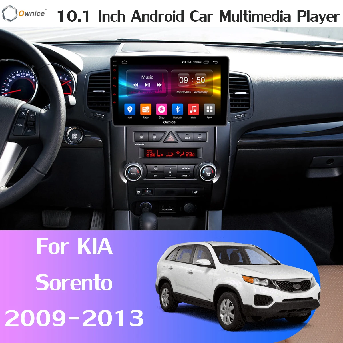 Best 360° Camera 4G LTE Android 9.0 8Core 4G+64G SPDIF DSP CarPlay Car Multimedia GPS Radio for KIA Sorento 2009 2010 2011 2012 2013 1
