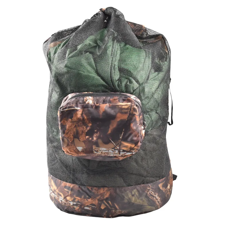 

Men's And Women's Lightweight Folding Backpack Visual Breathable Mesh Diviing Equipment Clothing Storage Bag 40L