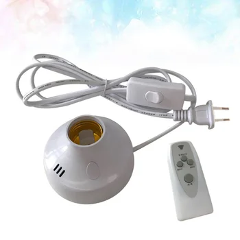 

Remote Control Timing UV Light Lampholder E27 Light Bulb Base for Home Bar with EU Plug - Light Bulb and Battery Not Included