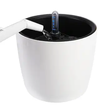 

Lazy Automatic Watering Flower Pot Round Travel Go Out Automatic Water Absorption Flower Pot Protection Planting Pot