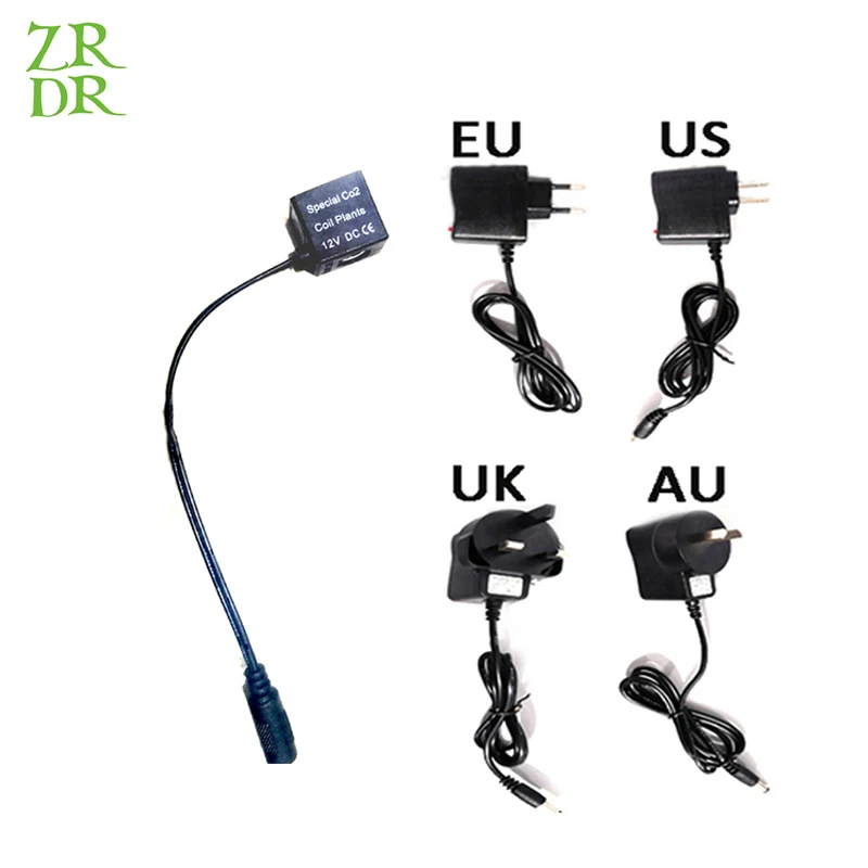 ZRDR aquarium power plug solenoid valve coil DC12V our company's products CO2 regulator generator and other accessories | Дом и сад