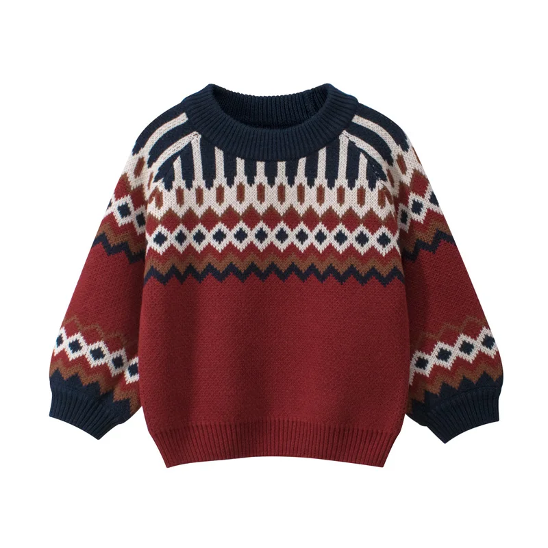 

Boys Kids Girls Sweaters Baby Stripe Pullover Knit Clothes Autumn Winter Clothes O-Neck Tops Children Sweaters Toddler Clothing