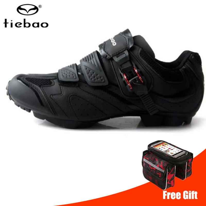 TIEBAO/Профессиональная обувь для велоспорта; Sapatilha Ciclismo; Mtb; мужские кроссовки; chaussure vtt; обувь для горного велосипеда с самоблокирующимся верхом - Цвет: B1413-B