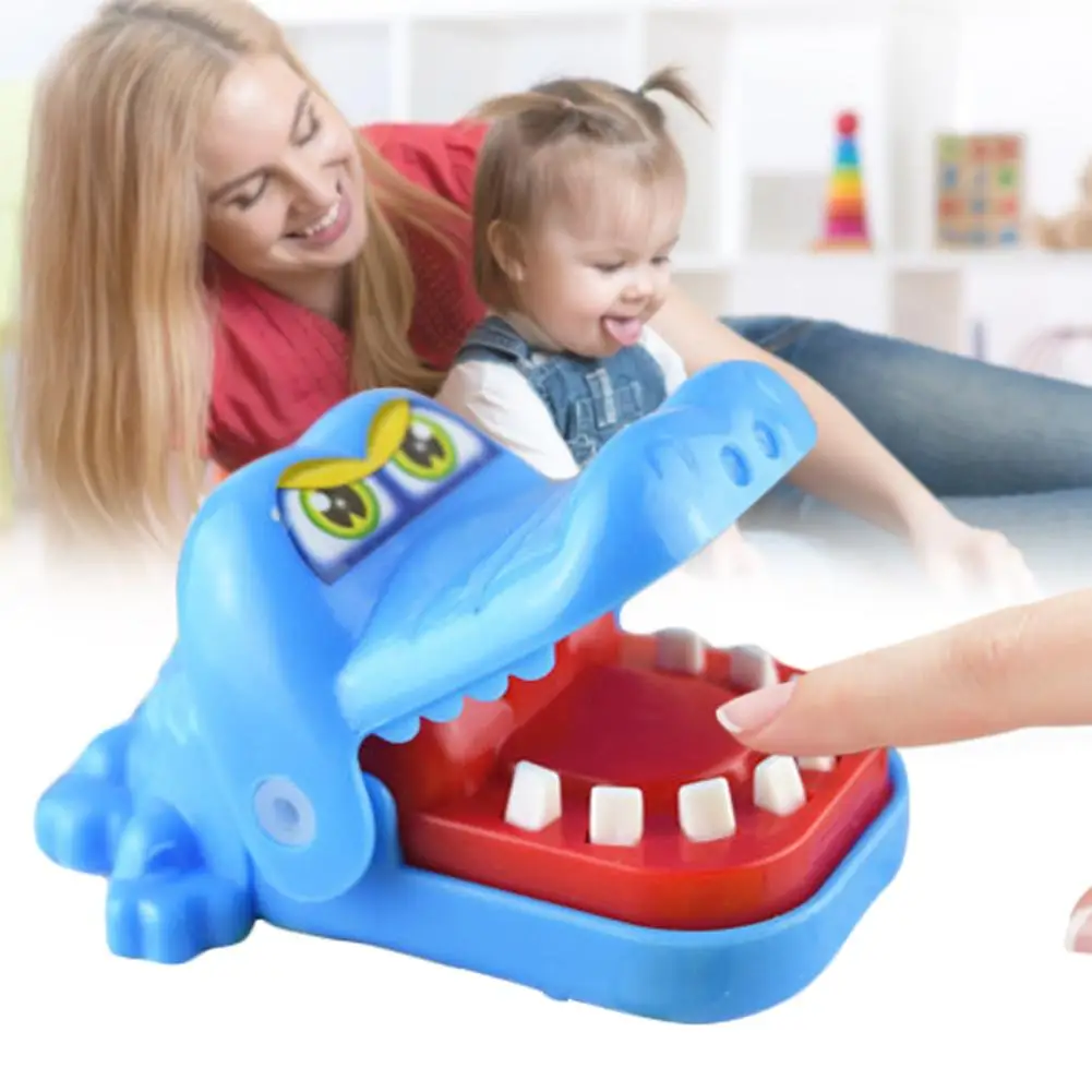

Biting Crocodiles Mouth Tooth Bite Hand Finger Alligators Bar Game Funny Gags Toy Practical Jokes Gift For Kids Children