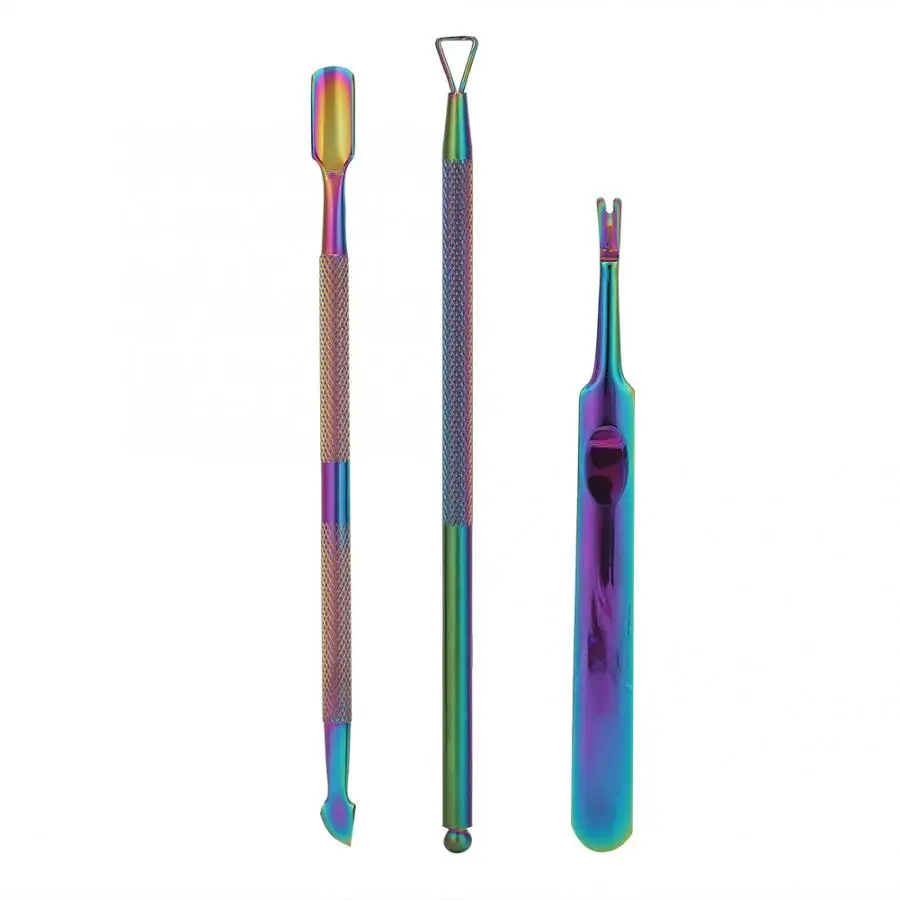 Manicure Manicure Tool Set Dead Skin Fork Scissors Nail File Dust Brush Nail Trimming Tool Acrylic Nail Kit