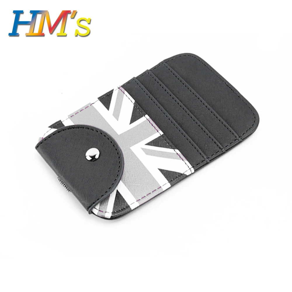 Grey Union Jack Солнцезащитная карта держатель для Mini Cooper R56 F56 F55 карты и солнцезащитные очки приемник держатель для Countryman R60 F60 для Mini Clubman F54 - Название цвета: Grey Union Jack