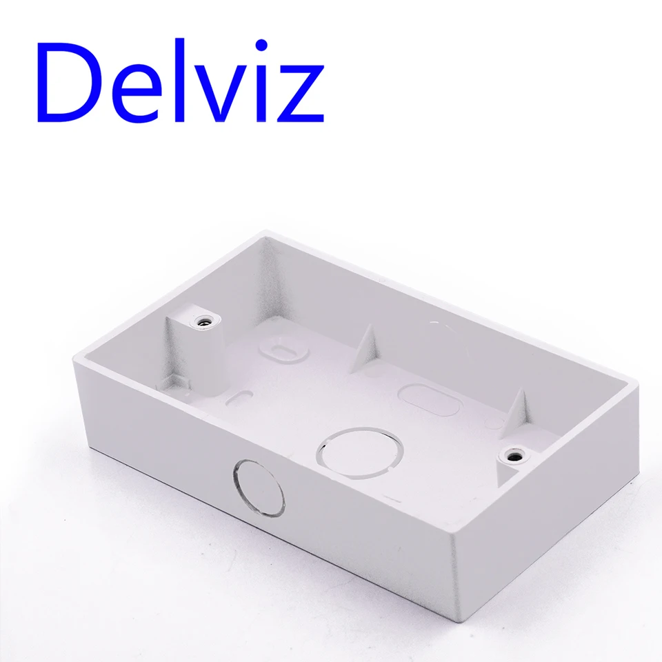 Внешняя монтажная коробка Delviz для стандартного настенного выключателя 146*86 мм