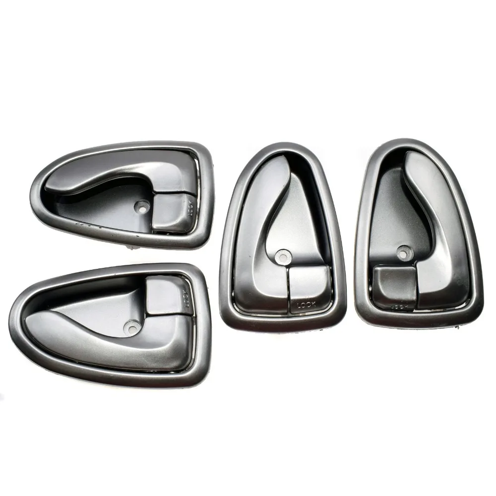 4 шт. внутренние дверные ручки ISANCE передняя задняя левая правая для 2000 2006 Hyundai Accent