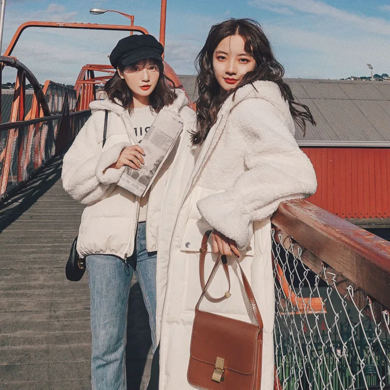 

2020 Winter New Style Korean-style Oversize Loose down Jacket Cotton-padded Clothes Women's Winter Students MORI Series Long Cot